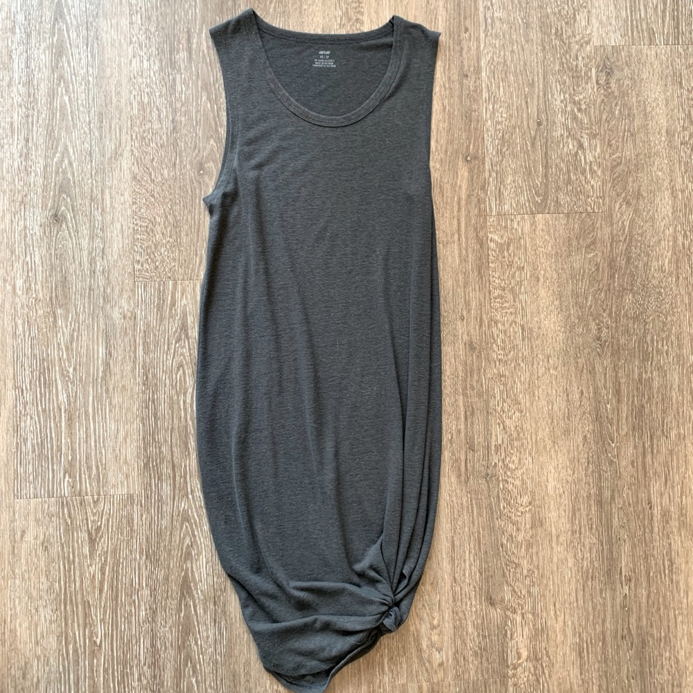 Aerie | Mid Length Knot Dress | Gray | XS